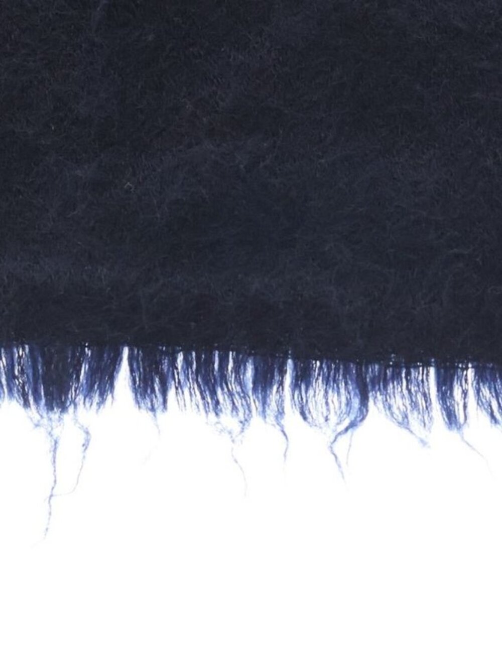 Gucci GG Pattern Cashmere Muffler Navy Scarf - Picture 3 of 6